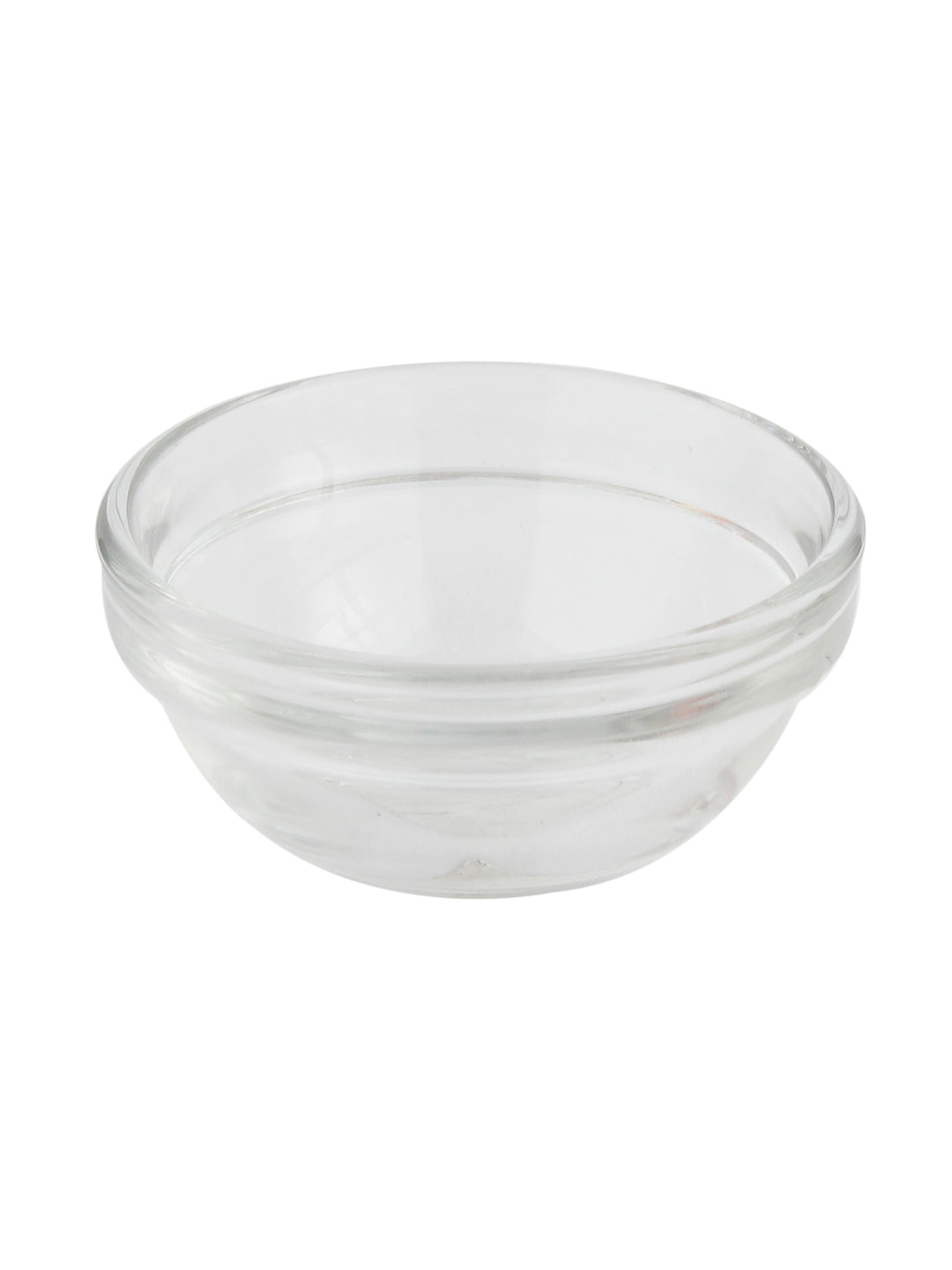 Small glass bowl, perfect for sauces and seasonings.