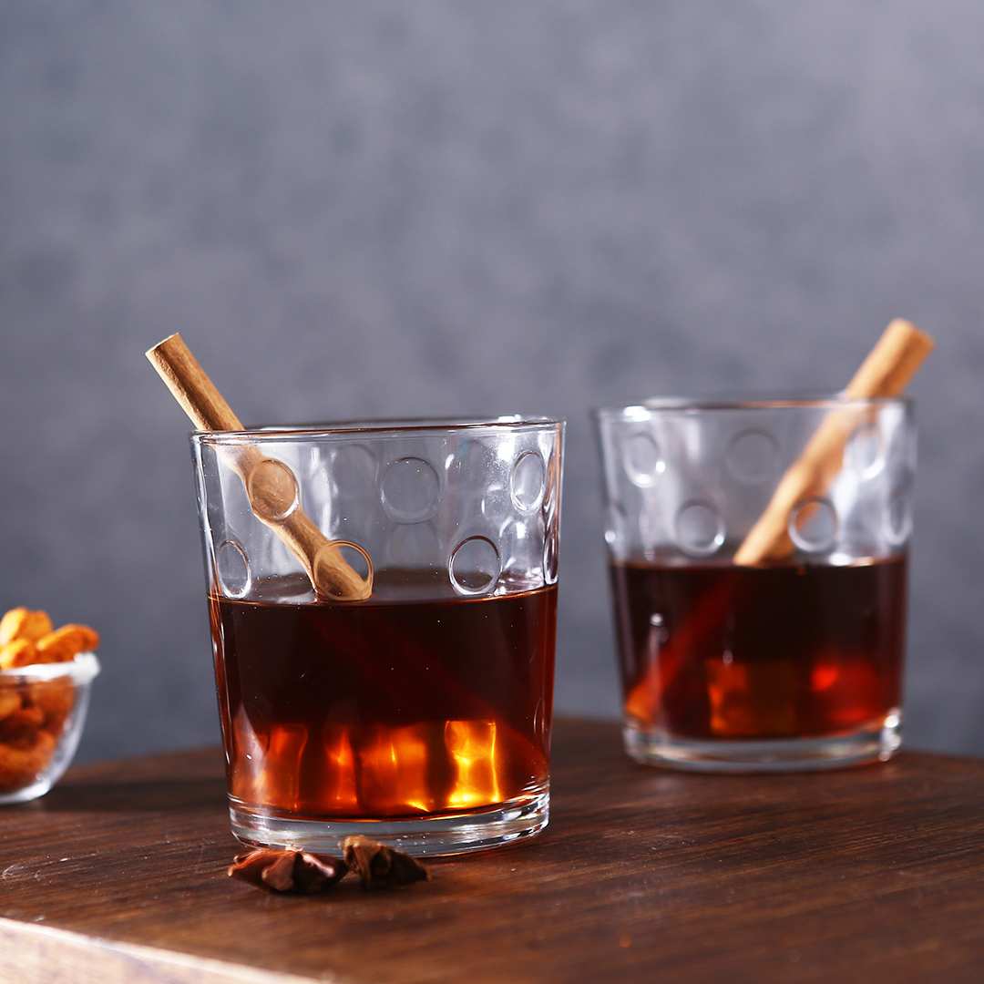 Uniglass Pop Whiskey Glass Set, 285 ML