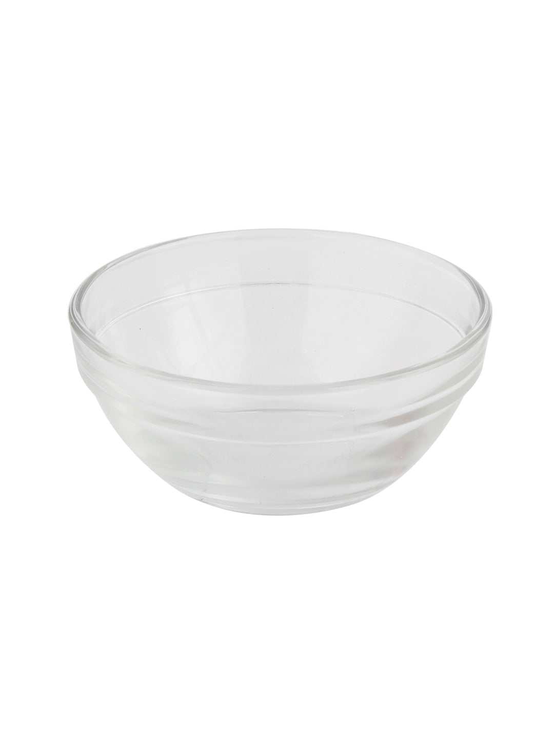 Clear glass bowls used for serving chutneys and sauces