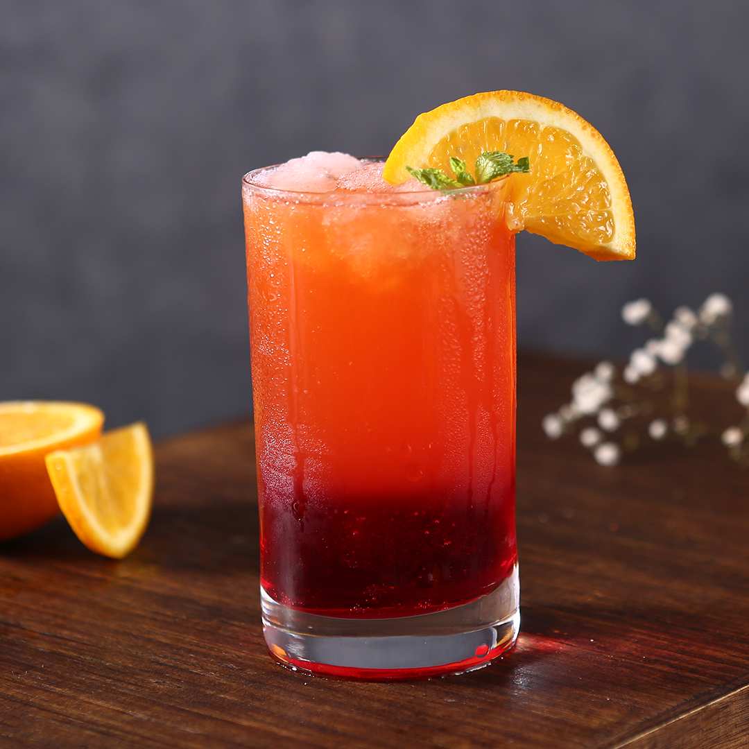 Smartserve Tall Barline Water/Juice/Cocktail/Mocktail Glass Set (275ml, Transparent) Set of 6