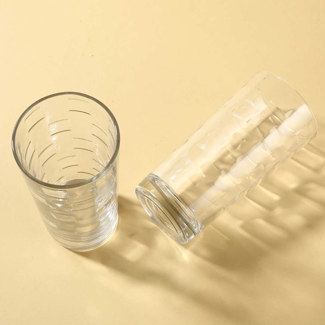 Sophisticated juice glasses for elegant serving