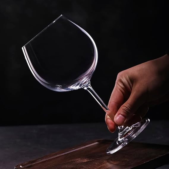 SmartServe Large Gin Goblets Set of 6 – 680ml Balloon Glasses for Gin and Tonic, Cocktails, Wine – Lead-Free, Premium Barware for Home, Parties, and Entertaining