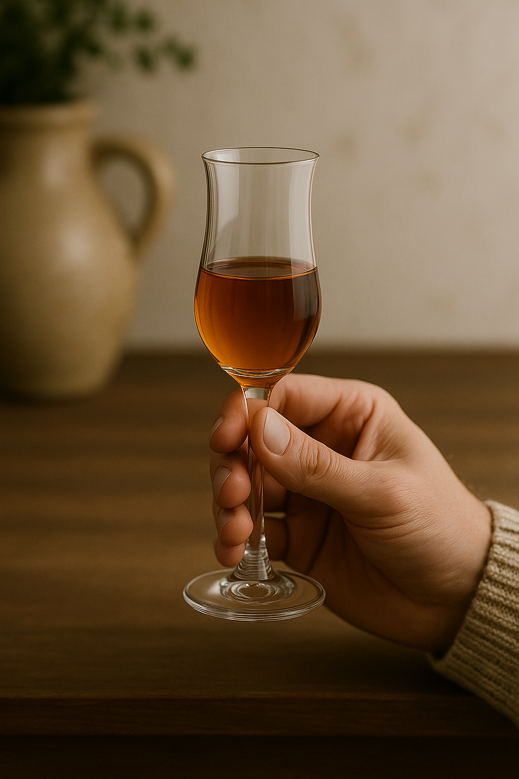 SmartServe 100ml Stemmed Sherry Glasses Set of 6 | Lead-Free Snifter Glasses for Whiskey, Scotch, Grappa, Cognac, Liqueurs, Dessert Wines & Spirits | Premium Antique Style Gift