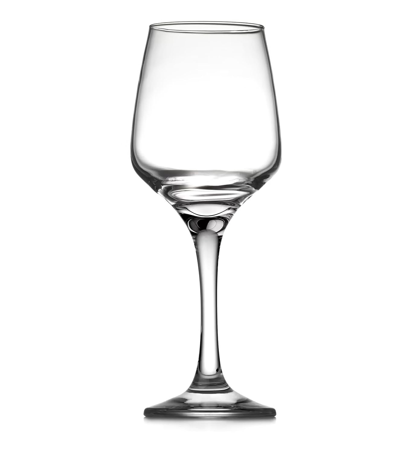 Wine glass with a modern, smooth design.
