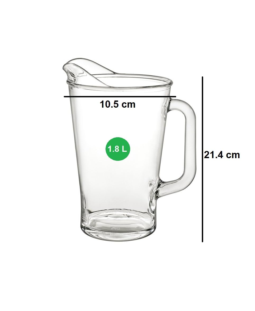 Smartserve Water/Juice/Cocktail/Beer Pitcher Jug 1.8 Litre (1800ml)