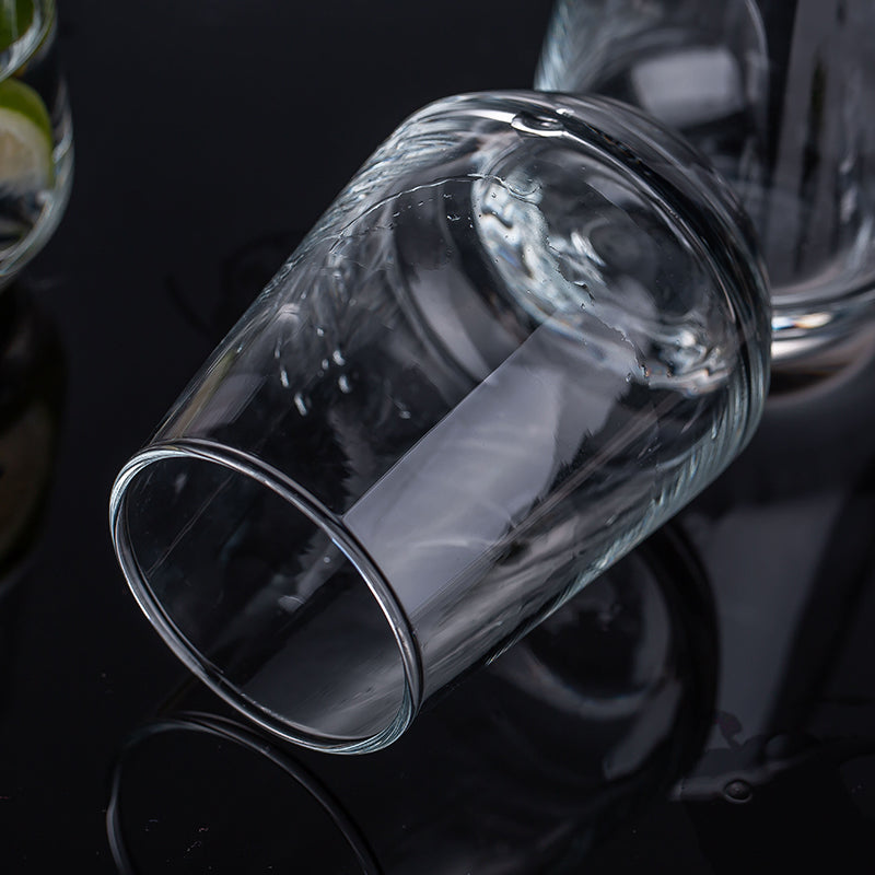 smart"serve" King Highball Glasses – Set of 6 (400ml) | Premium Tall Drinkware for Cocktails, Mocktails, Water & Juices | Elegant Clear Design