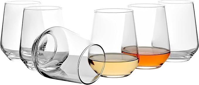 smart"serve" King Highball Glasses – Set of 6 (400ml) | Premium Tall Drinkware for Cocktails, Mocktails, Water & Juices | Elegant Clear Design