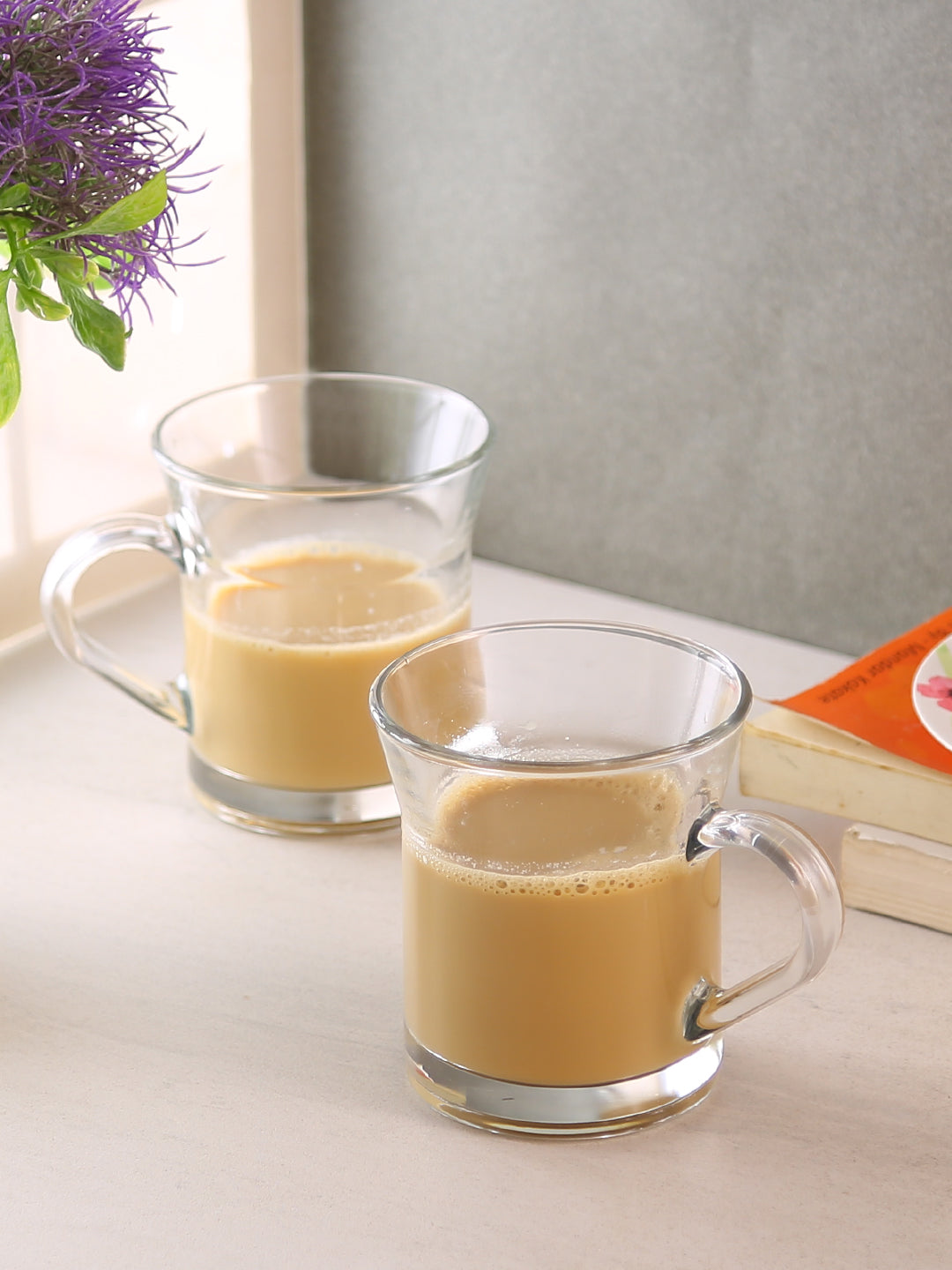 Hot coffee in a Miami Glass Mug