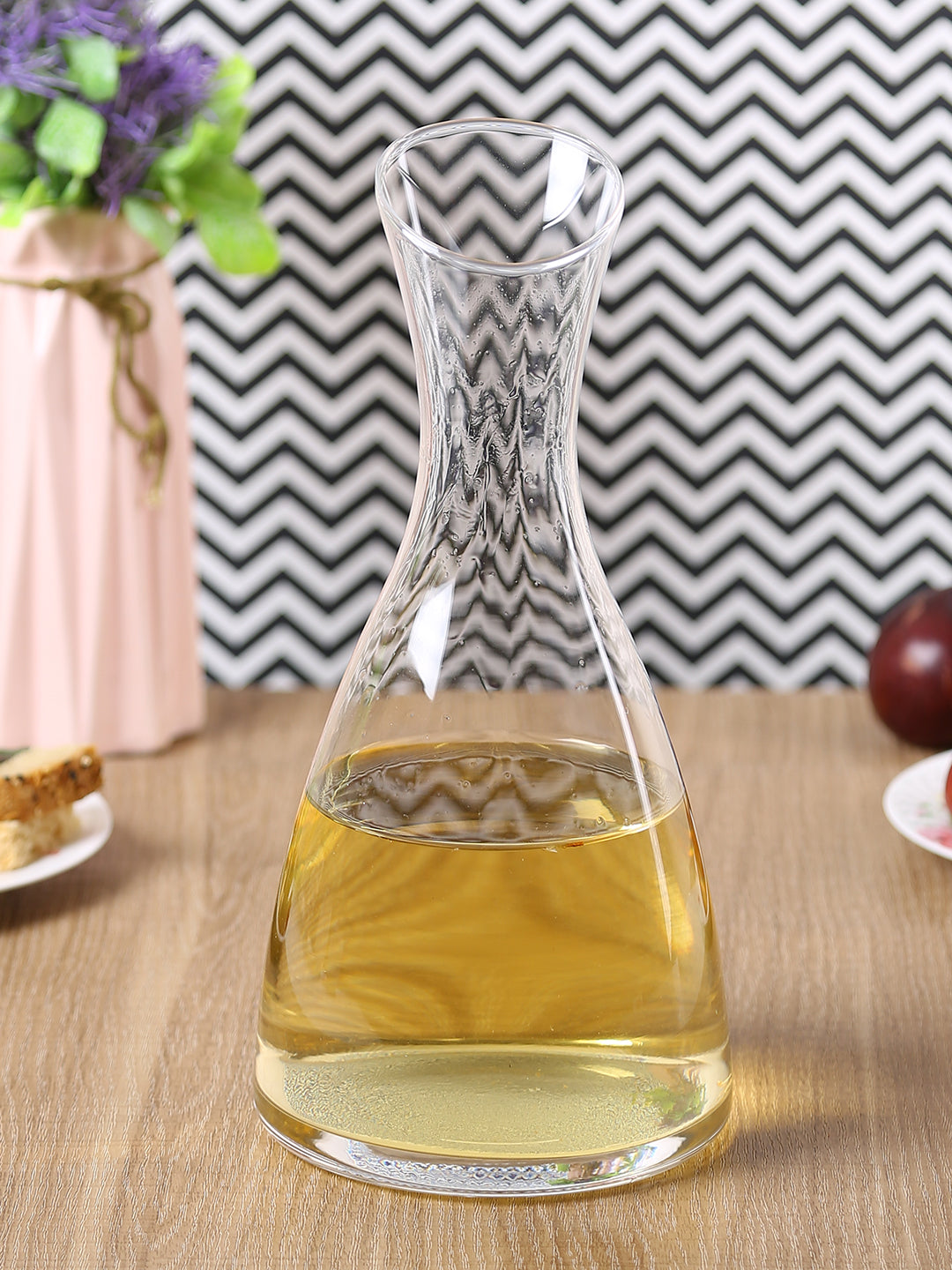 Bohemia Crystal Baroque Beverage Decanter - Premium-quality Czech glass decanter ideal for wine, cocktails, and beverages.