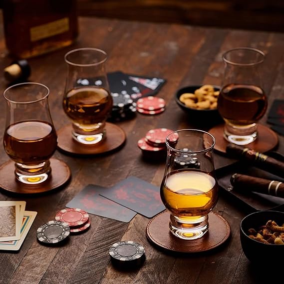 Smartserve Nosing & Tasting Glass – 200ml (Set of 6) | Premium Whiskey, Wine & Spirits Glass | Ideal for Scotch, Bourbon, Cognac, and Liquor Tasting | Elegant Glassware for Home, Bar & Gifting