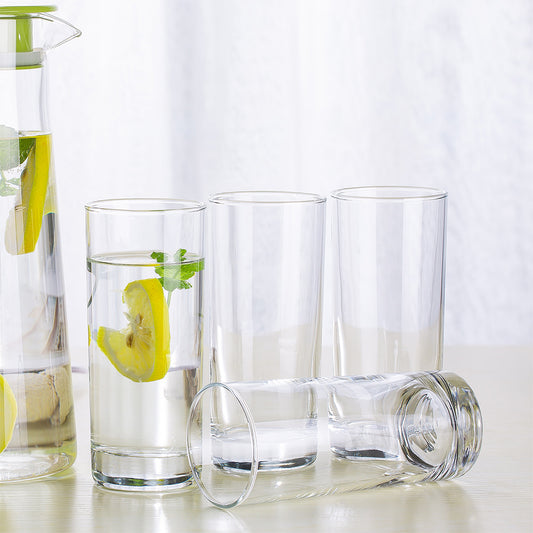 Wave highball glasses on an elegant bar setup
