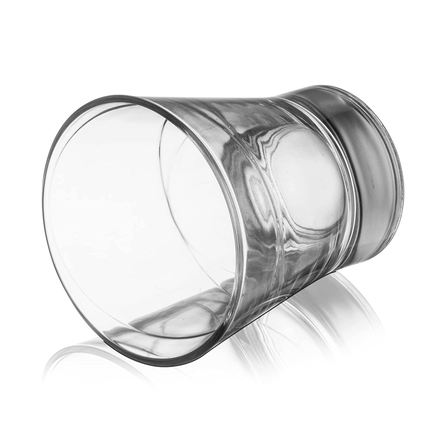 Close-up of the heavy base on a Lido Whiskey Glass.