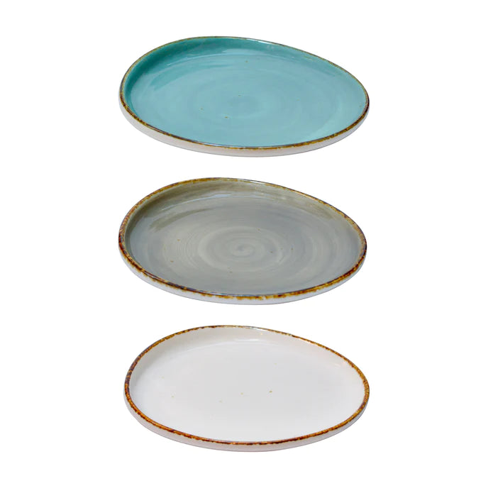 Smartserve Rena Amalfi – Ovate Quarter Plate Set of 3 pcs