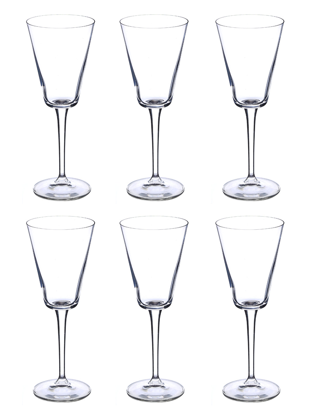 Refined crystal wine glass ideal for wine tastings