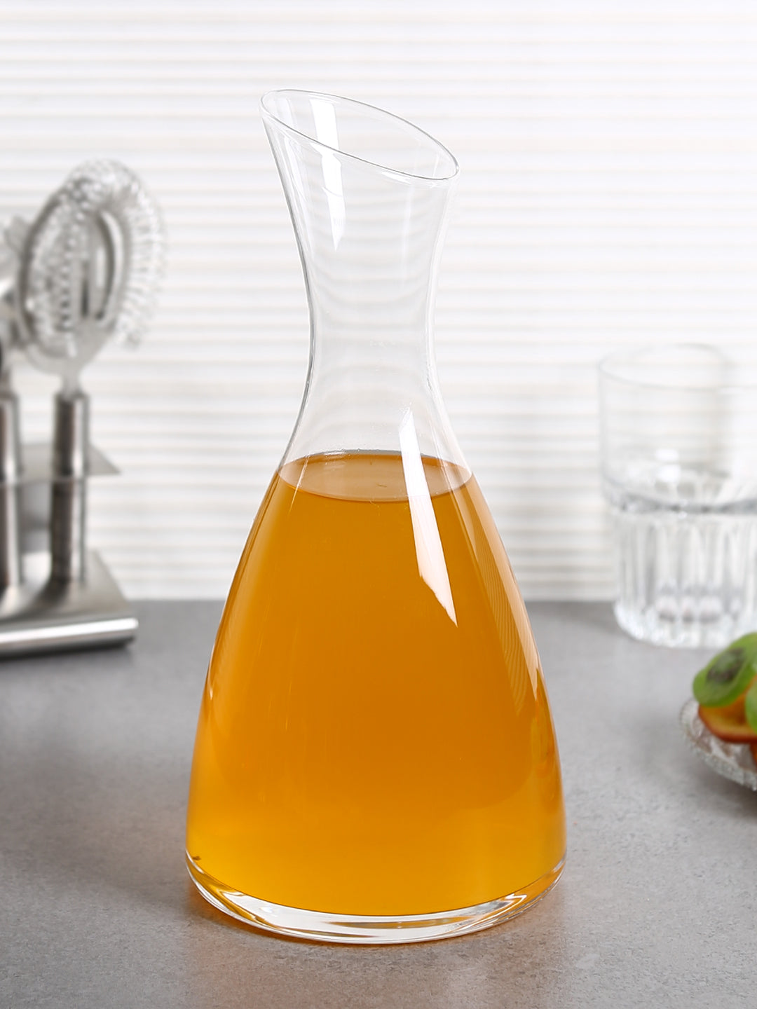 Bohemia Crystal Baroque Beverage Decanter - Elegant glass decanter for wine, cocktails, and beverages, crafted with premium-quality Czech glass.