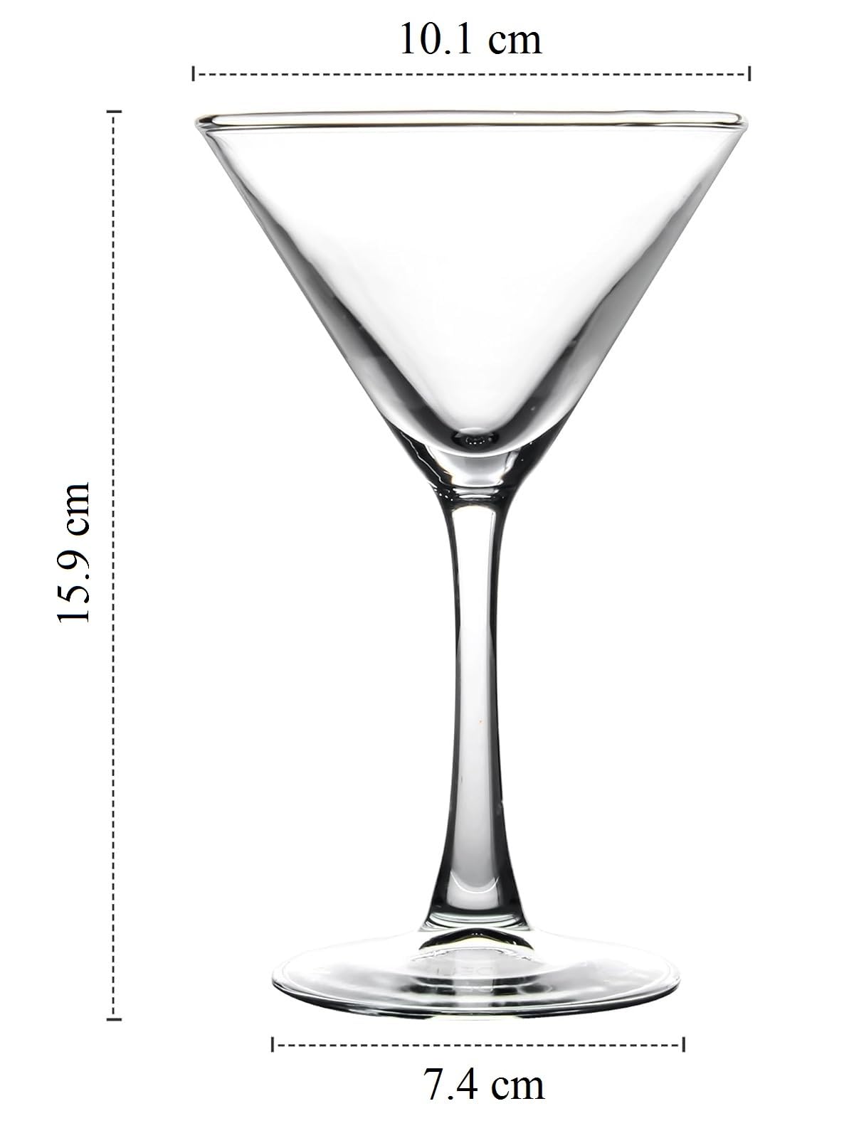 Classic Twist Martini Glass - Set Of 6