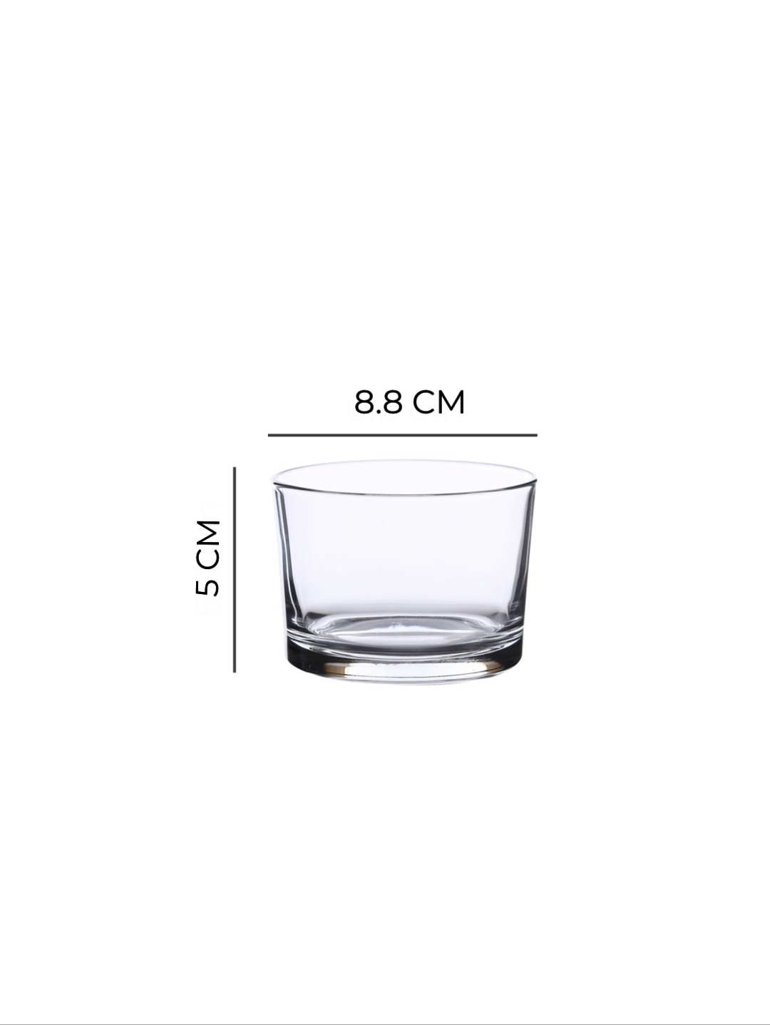 Grande Imported Glass Dessert/Pudding Bowls Set