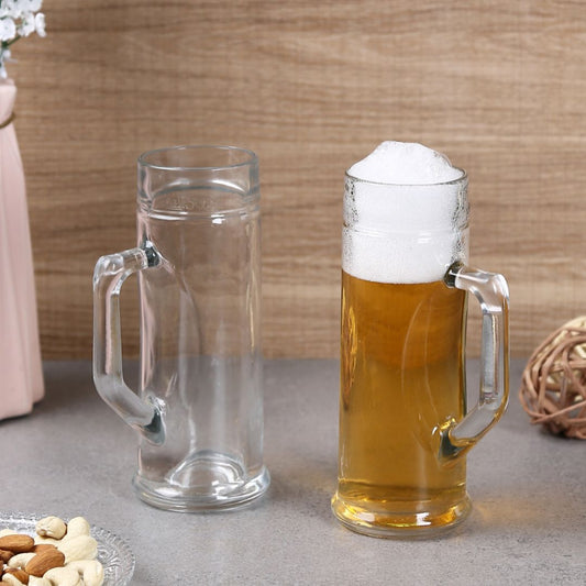 Polish Glass Beer Mug - Crafted with premium-quality glass for durability.
