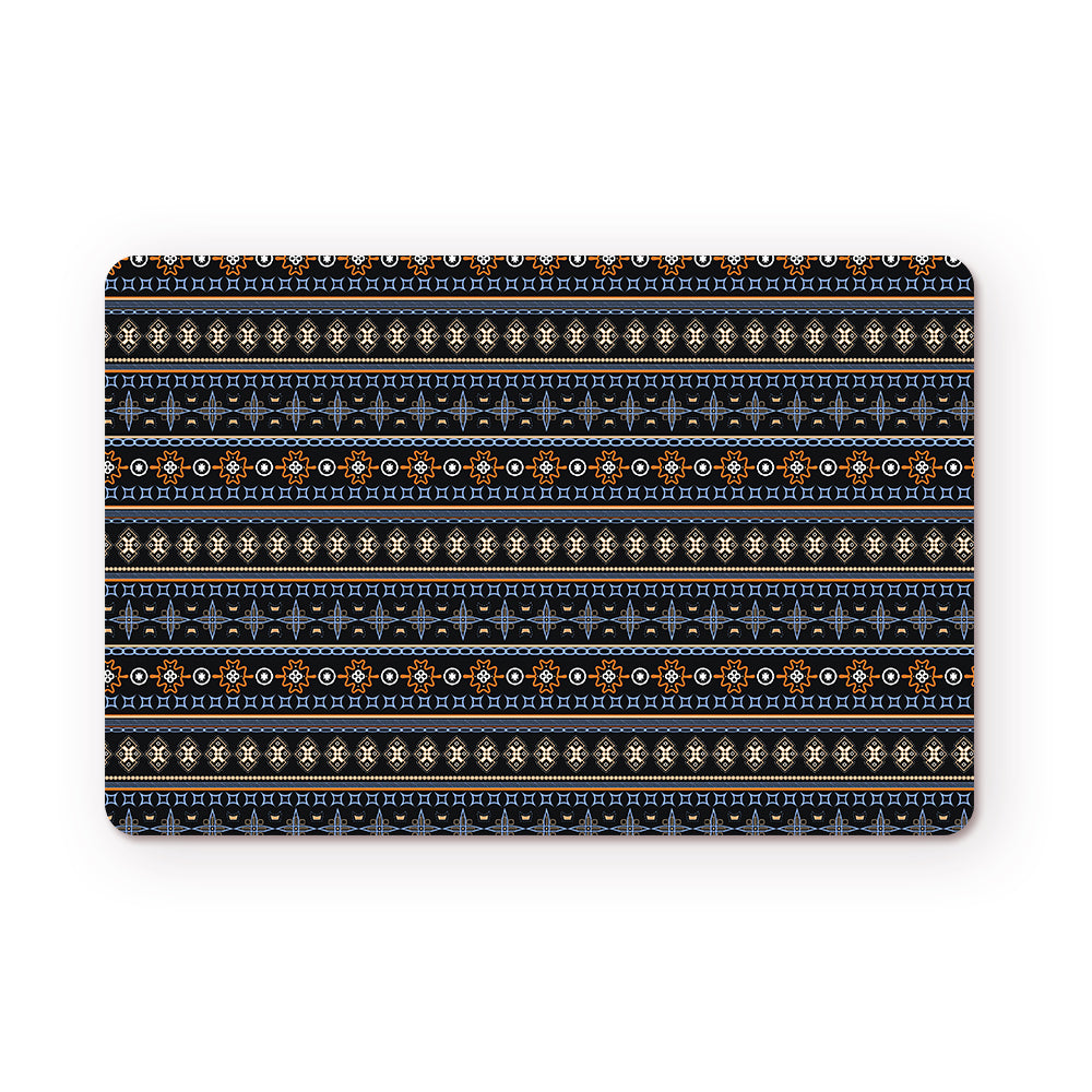 Smartserve Printed Rectangular MDF Wooden Placemats 11.5 x 17.5 Inch, D42