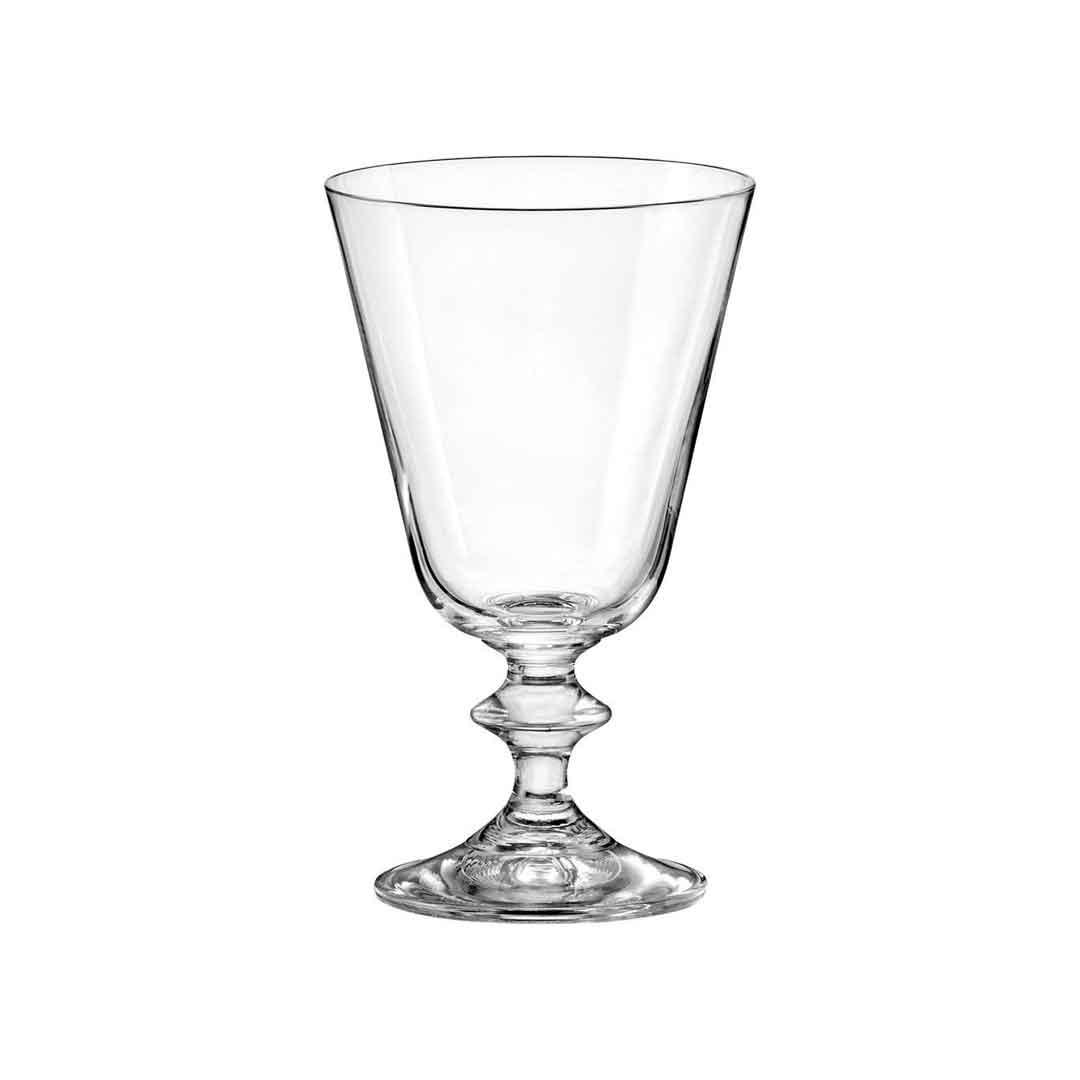 Bohemia Crystal bella Martini Glass Set, 260ml, Set of 6pcs, Transparent, Non Lead Crystal Glass | Martini Glass