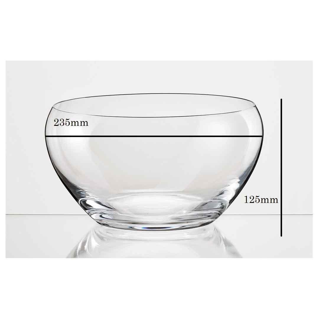 Bowl Glass Set - Bohemia Crystal Gandola 235 ML Set of 1 | Bowl