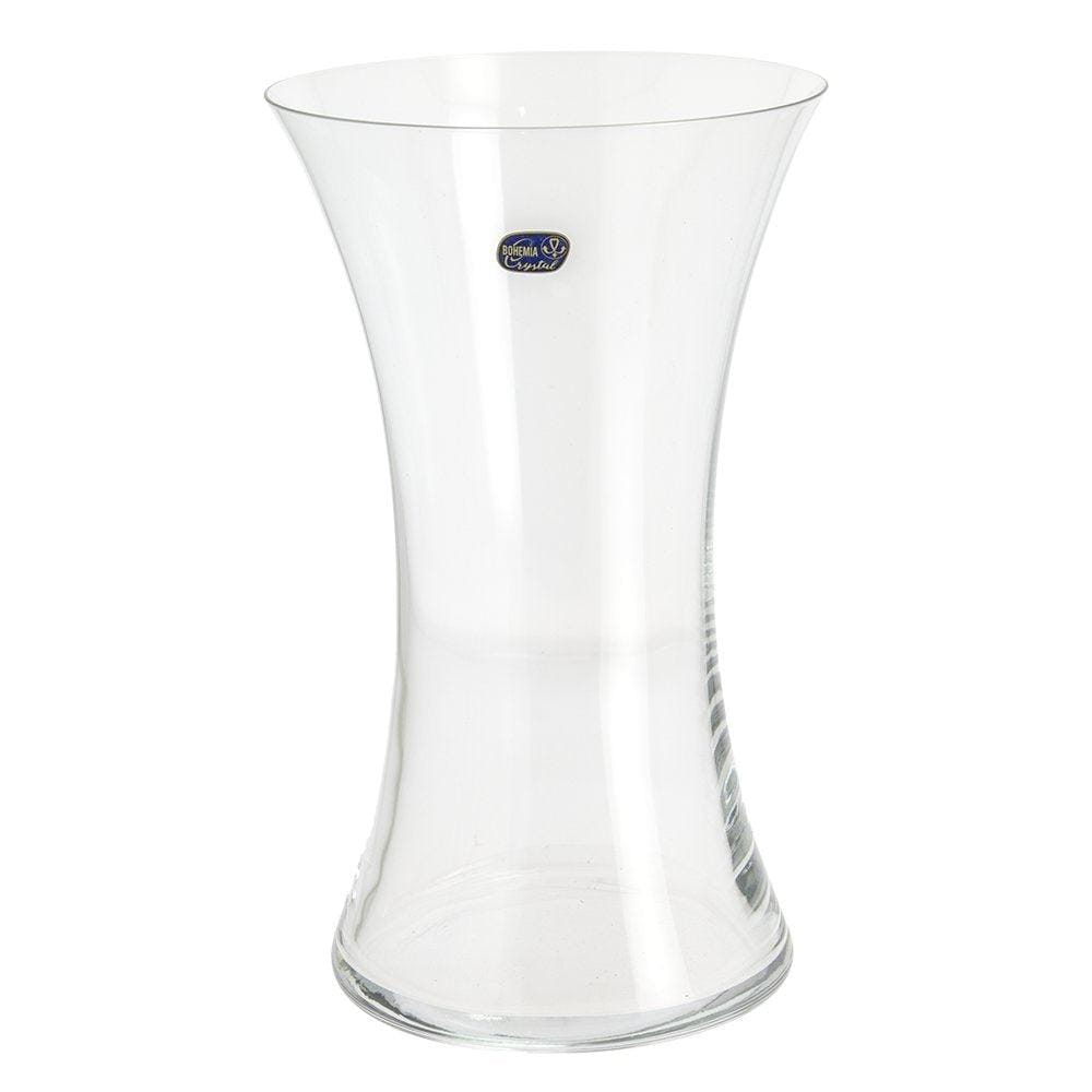Bohemia Crystal Vase, Height: 255 MM, Set of 1 pc, Transparent, Non Lead Crystal | Vase