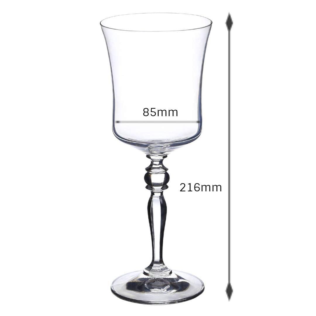 Dimensions of Refined wine glass ideal for wine tastings