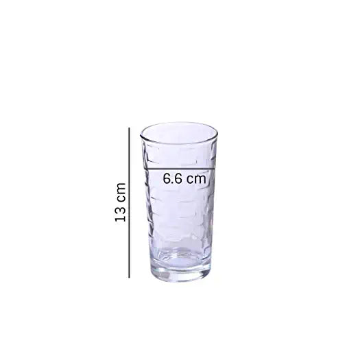 Uniglass Kyvos Juice/Whiskey Glass Set, 245ml/285ml, Set of 12, Transparent