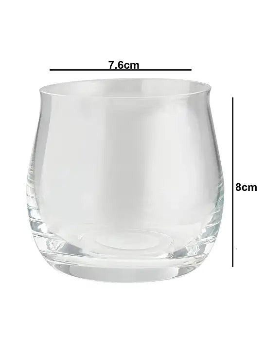 Dimensions of an Elegant whiskey glass enhancing whiskey aromas and flavors