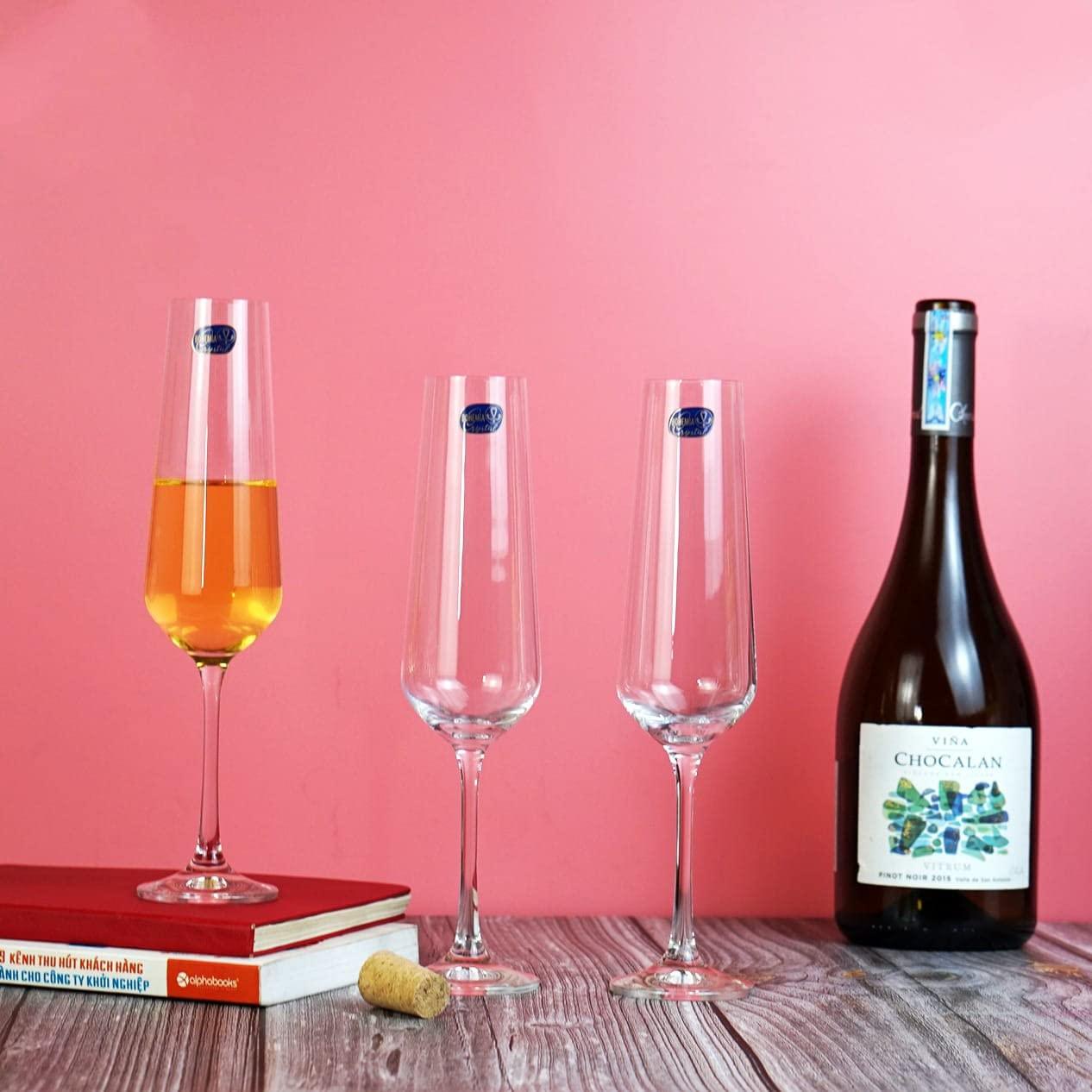Crystal-clear glassware for elegant celebrations