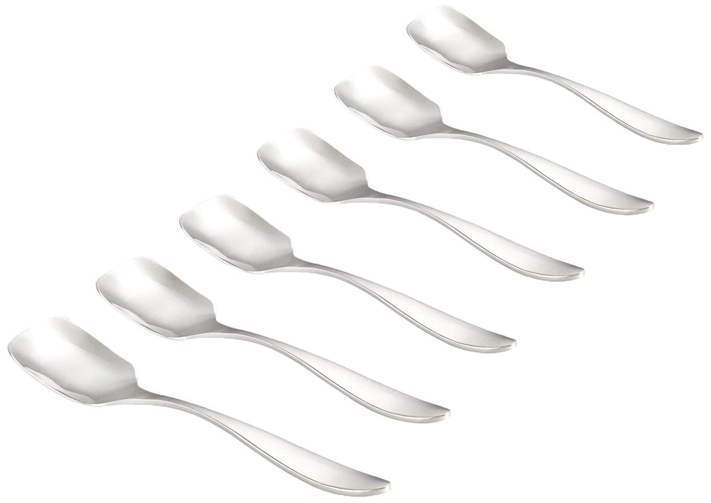 Sanjeev Kapoor Arc Stainless Steel Spoon Set, 6-Pieces | Spoon