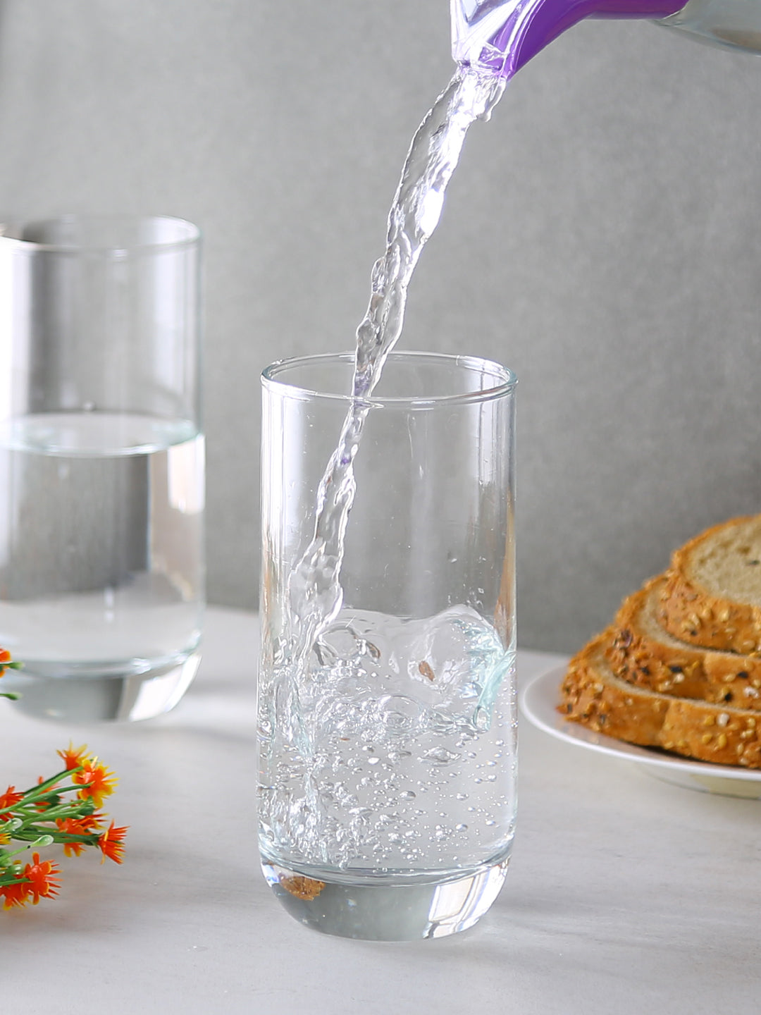 Kouros glasses in use showcasing it's sleek appeal.
