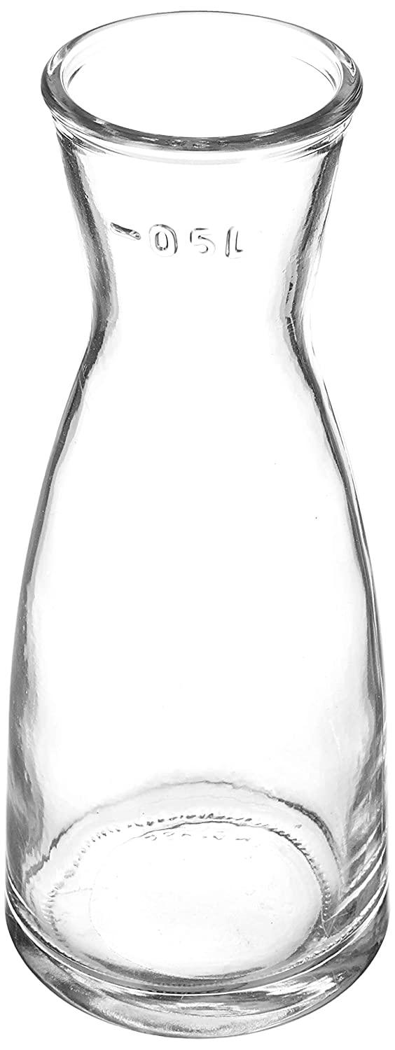 Uniglass Ossa Bar Carafe/Pitcher/Milk/Water/Juice/Tea/Whiskey/Rum/Cocktail/Wine Decanter Glass, 500ml, Transparent | Decanter