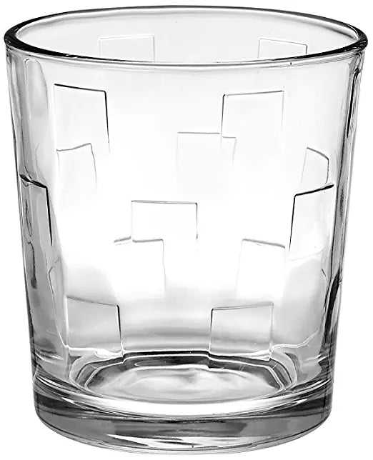 Uniglass Kyvos Juice/Whiskey Glass Set, 245ml/285ml, Set of 12, Transparent