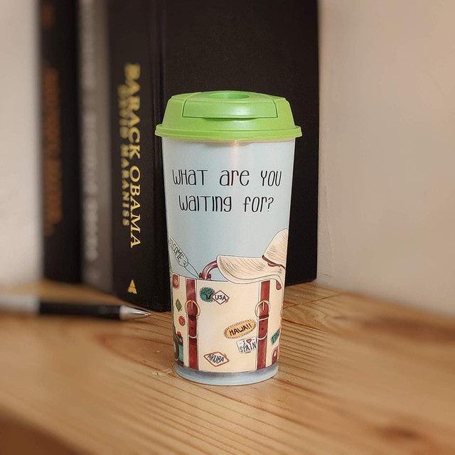 Stallion Designer Tumbler With Lid Multicolour - 475 ml - TRAVEL | Chirpy Cups Sippers