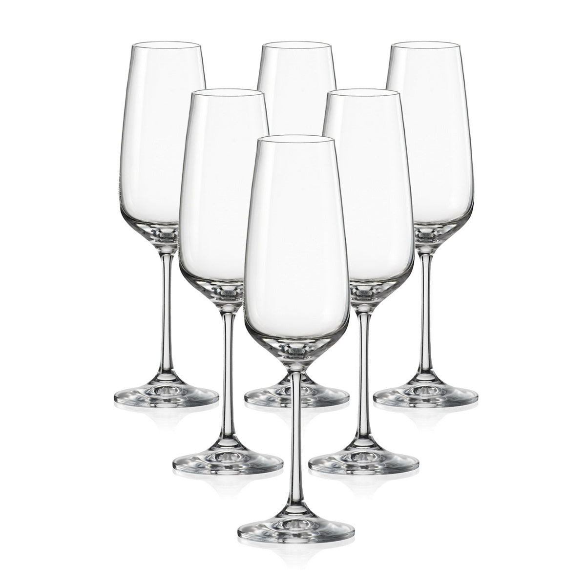 Dimensions of Luxurious flute glassware for special occasions