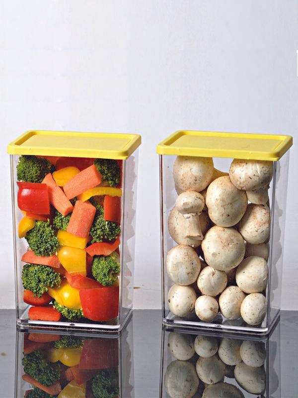 JVS Transparent Container 800 ml 4 Pcs | Kitchen Storage