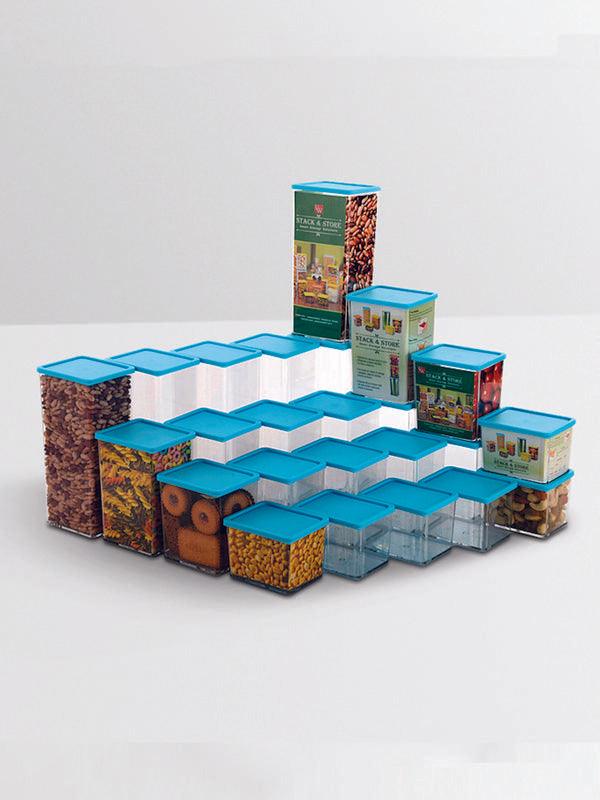 JVS Unbreakable Containers pack of 24 Blue | Kitchen Storage