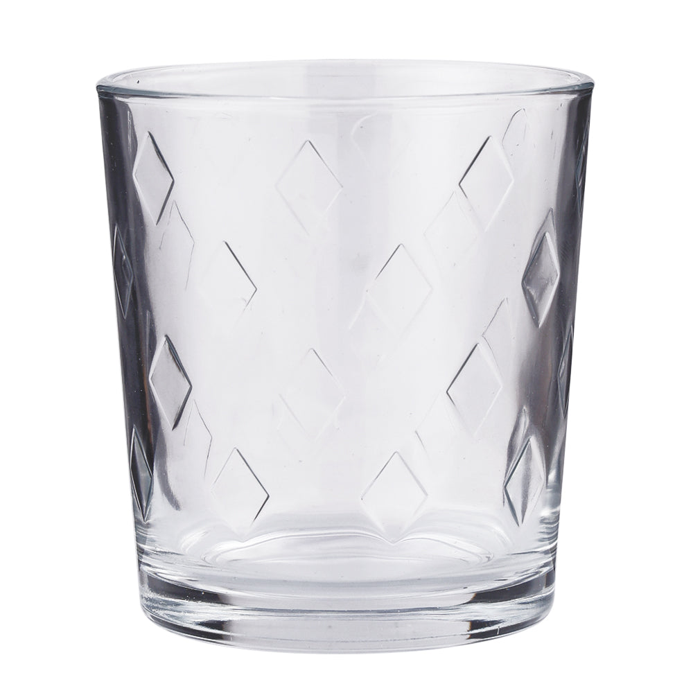Close-up of the brilliance and clarity of the pristine imported crystal.