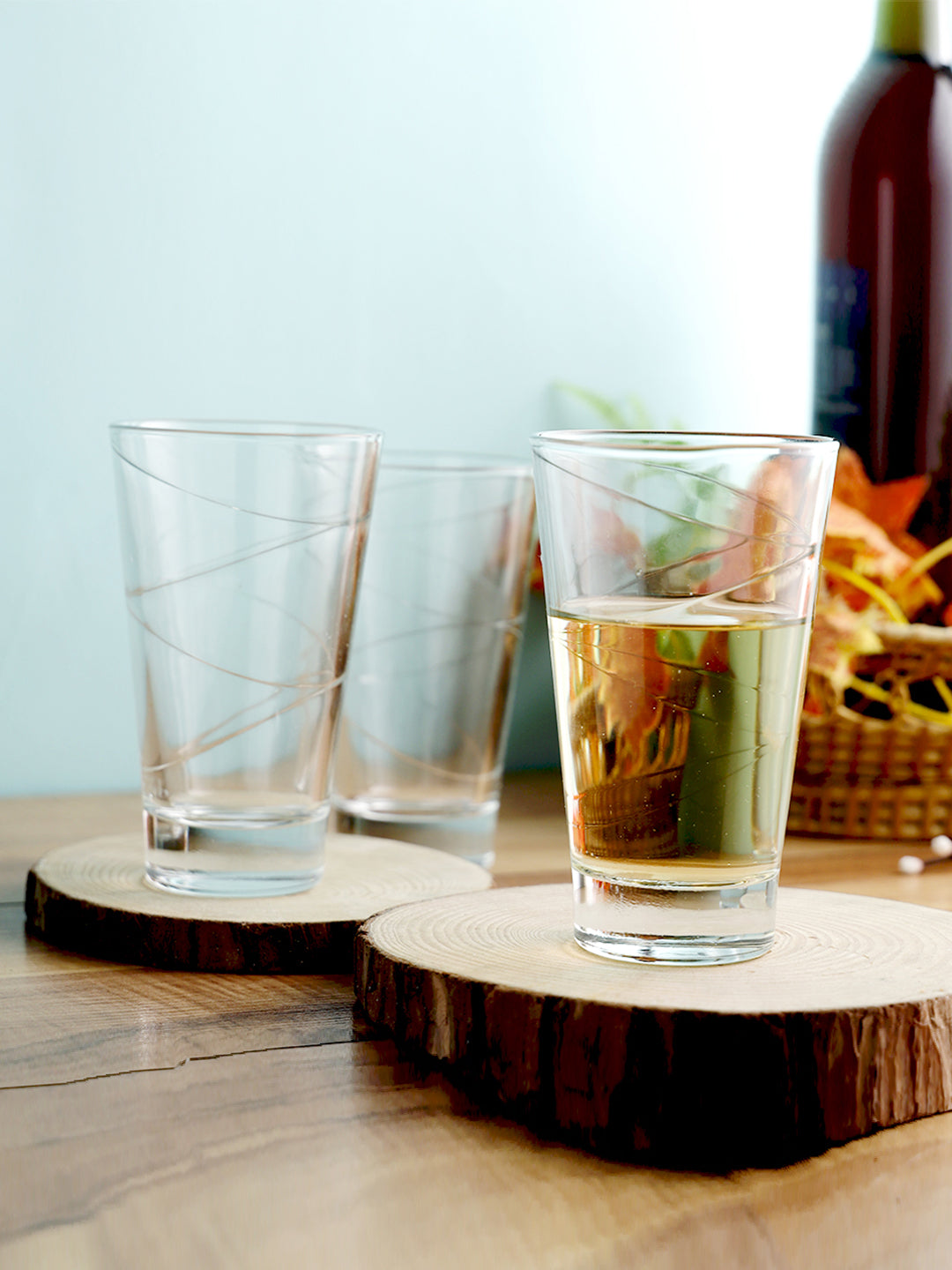 Premium Beverage Glasses - Perfect for water, juices, and cocktails.