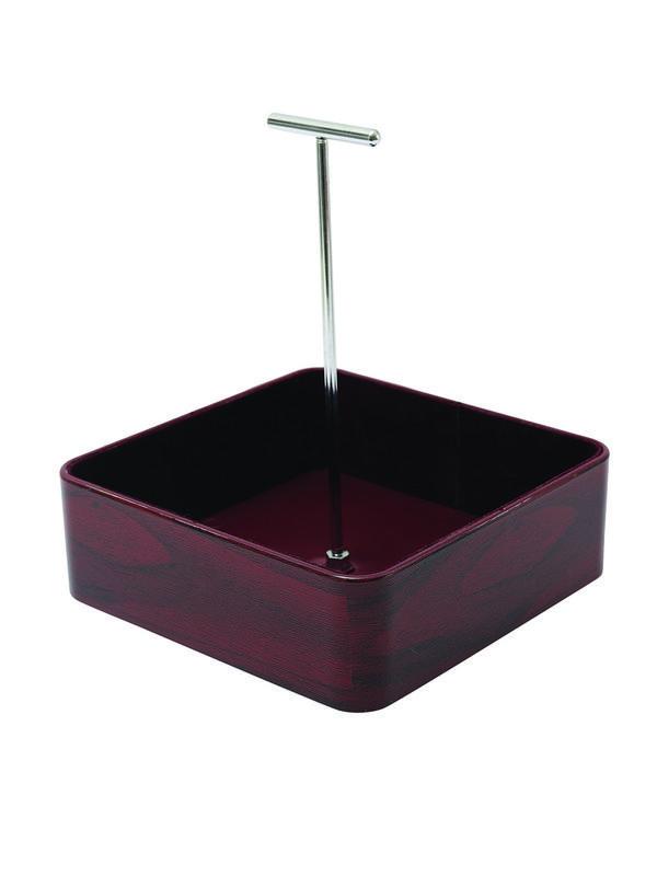 JVS Mini Organiser Square Walnut | Tableware