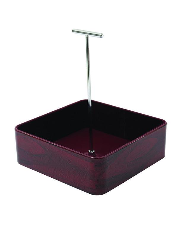 JVS Mini Organiser Square Mahogany | Tableware