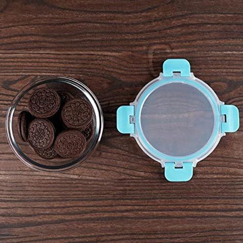 Smartserve Borosilicate Glass Lunch Box Single Container (Transparent, 240ml) | Food Container