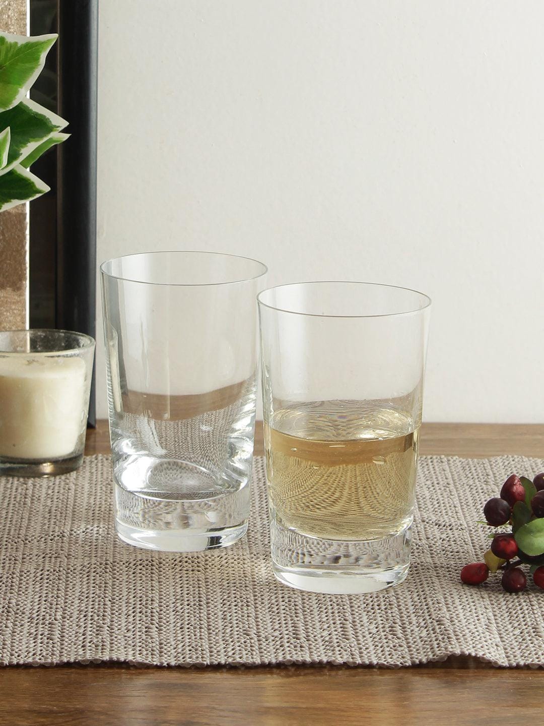 Bohemia Crystal Jive Transparent, Non Lead Crystal Water and Juice Glass, 250ml, Set of 6 Pieces | Juice & Water glass