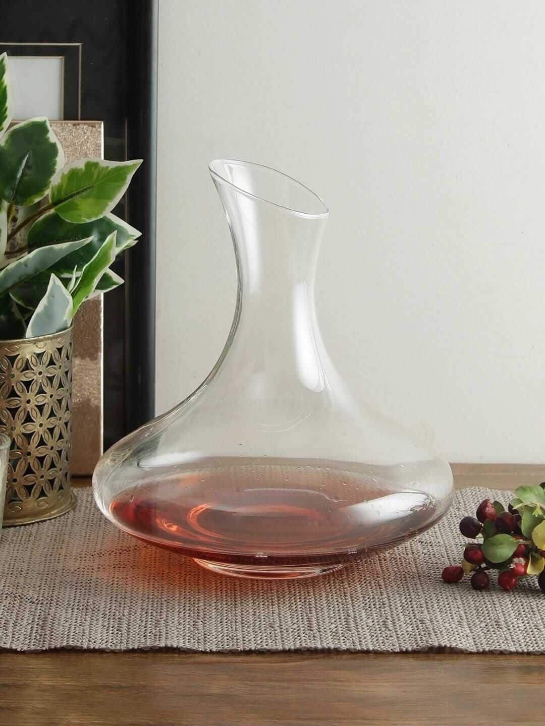 Bohemia Crystal Bar Wine Decanter Glass, 1200ml, Crystal Clear | Decanter