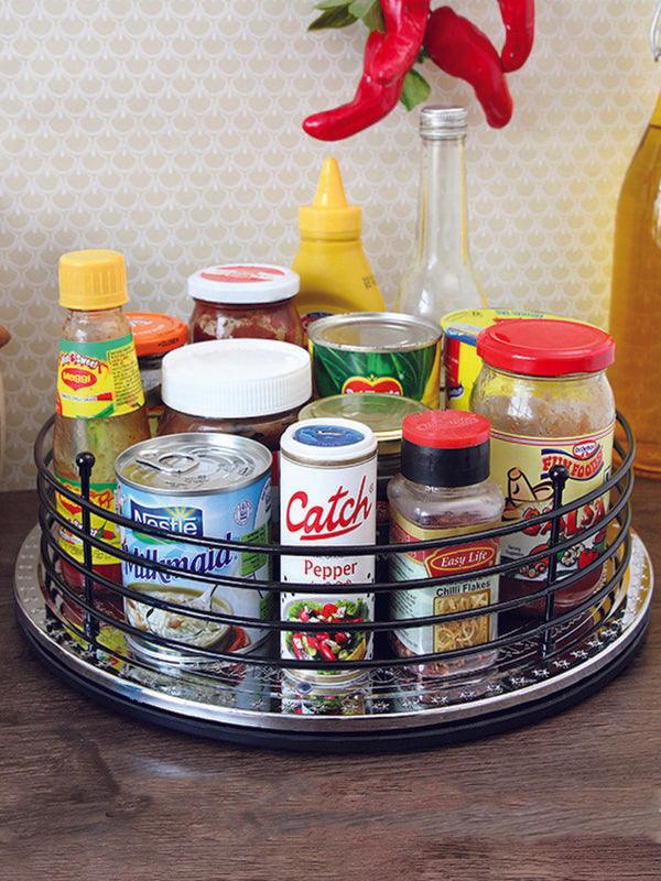 JVS Twist n Pick 14" Chrome Plated orgainser | Kitchen Storage