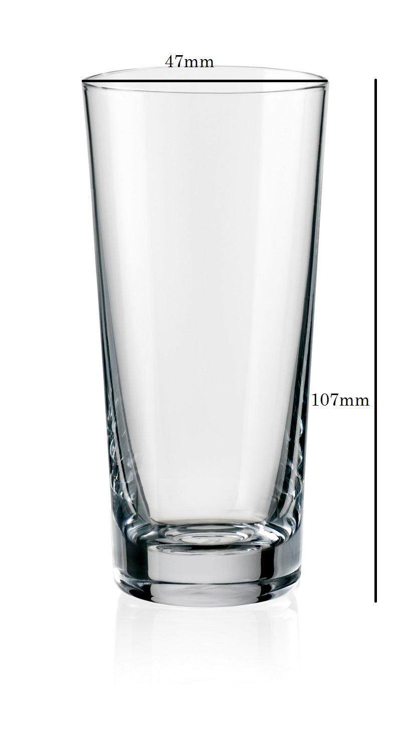 Bohemia Crystal Jive Shot Glass Set, 90 ML, Set of 6 pcs | Shot Glass