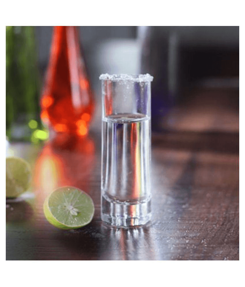 Bohemia Crystal Barline Shot Glass Set, 50 ML, Set of 6 pcs | Shot Glass