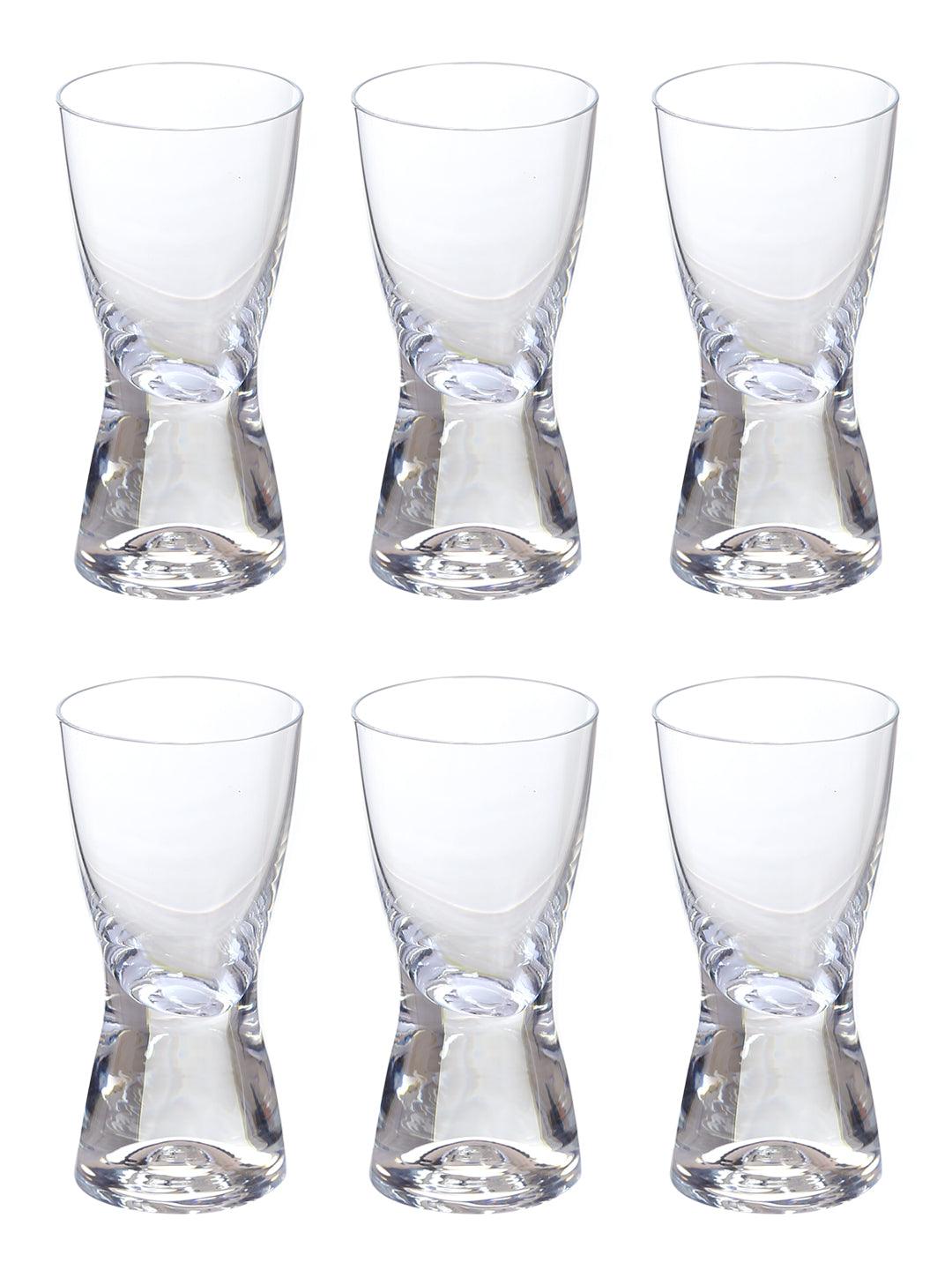 Bohemia Crystal Samba Shot Glass Set, 70 ML, Set of 6 pcs | Shot Glass