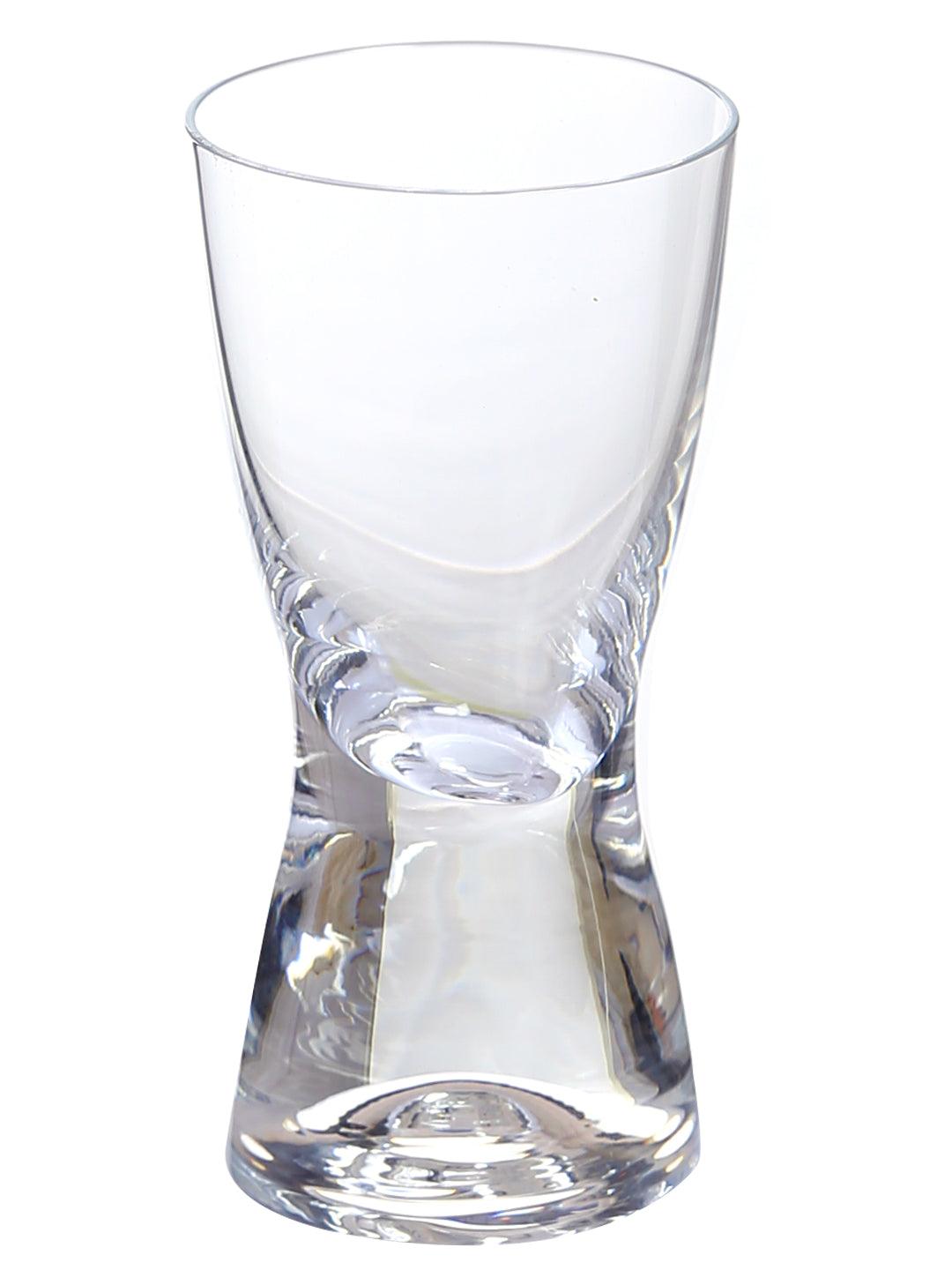 Close-up of the Crystal Samba Glass's clear brilliance